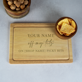 Personalised Chopping Board Engraved Cutting Board Picky Bits M&S Asda Waitrose Sainsburys Lidl Tesco Supermarket Any Shop Name Charcuterie Novelty Viral Cheese Board